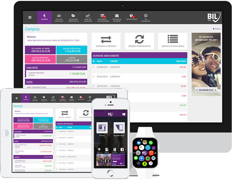 Image espace client BILnet